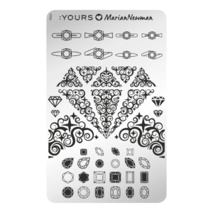 YOURS Stamping Plates Diamonds are forever 8719324059206