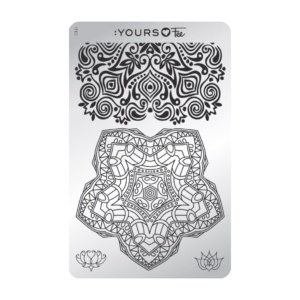 YOURS Stamping Plates Mindful Mandala 8719324059299