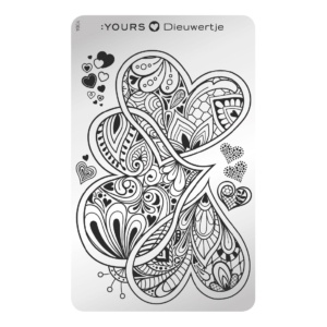 YOURS Stamping Queen of Hearts  8719324059480